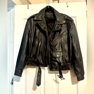 ZARA Women’s Oversized Leather Jacket! Steven MEISEL Collection! Brand New!
